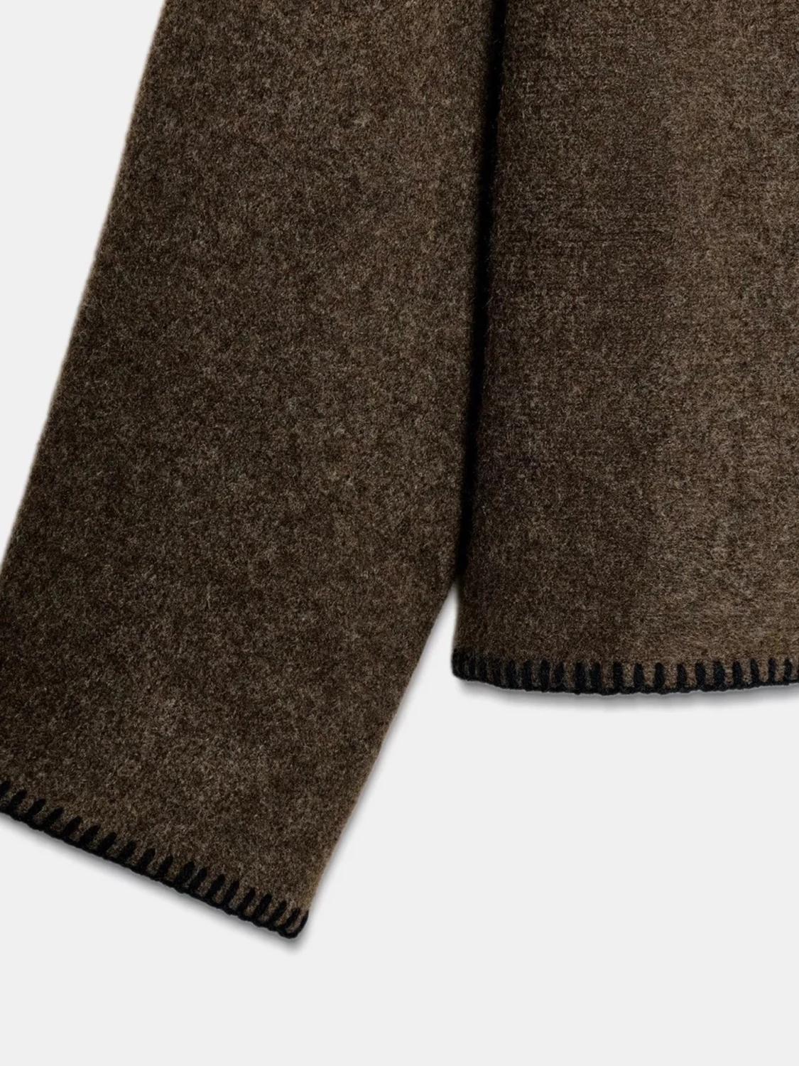 Stickad tröja med kontraster från Zara - 2