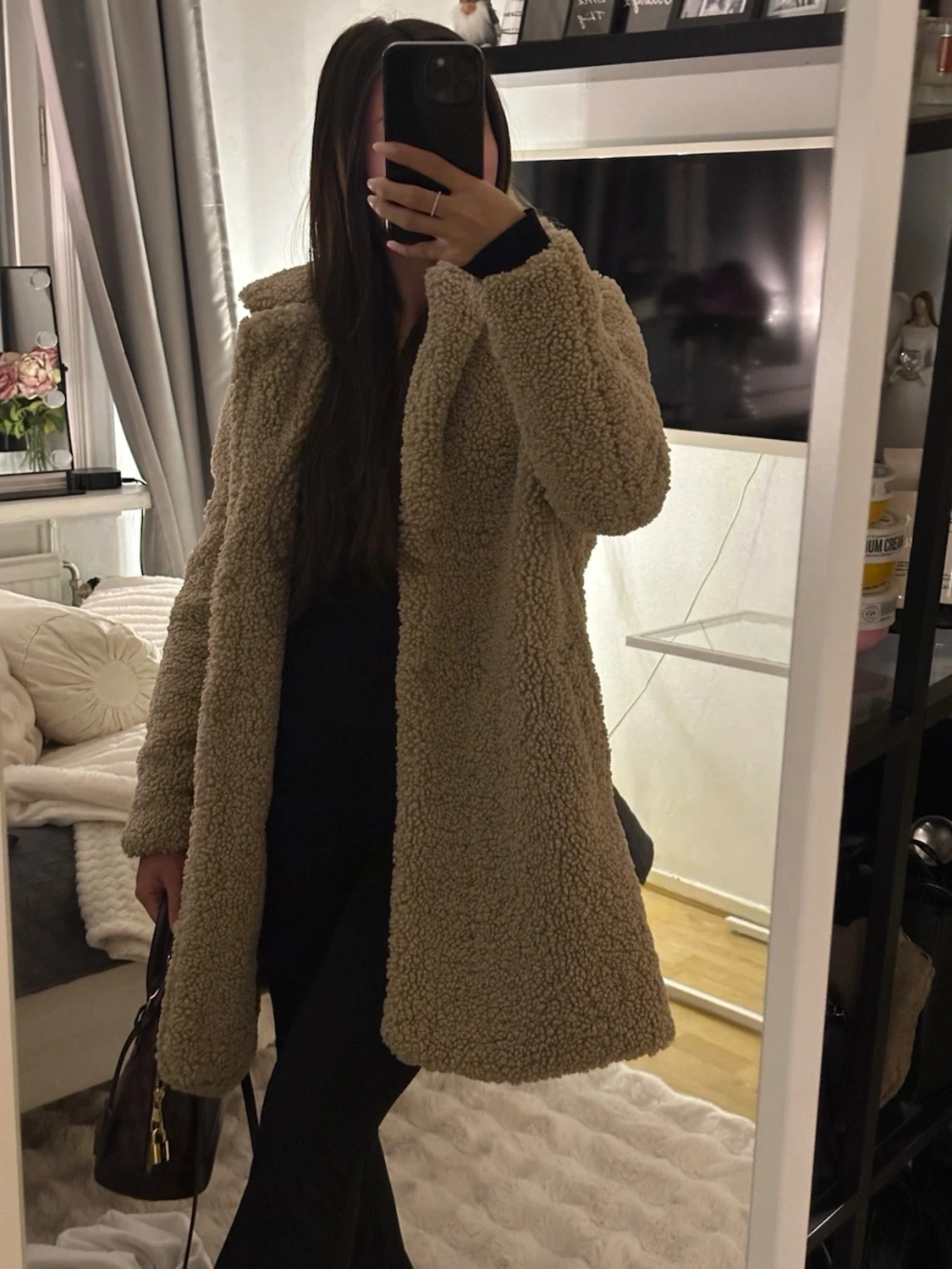 Beige teddyjacka från Noisy May - 1