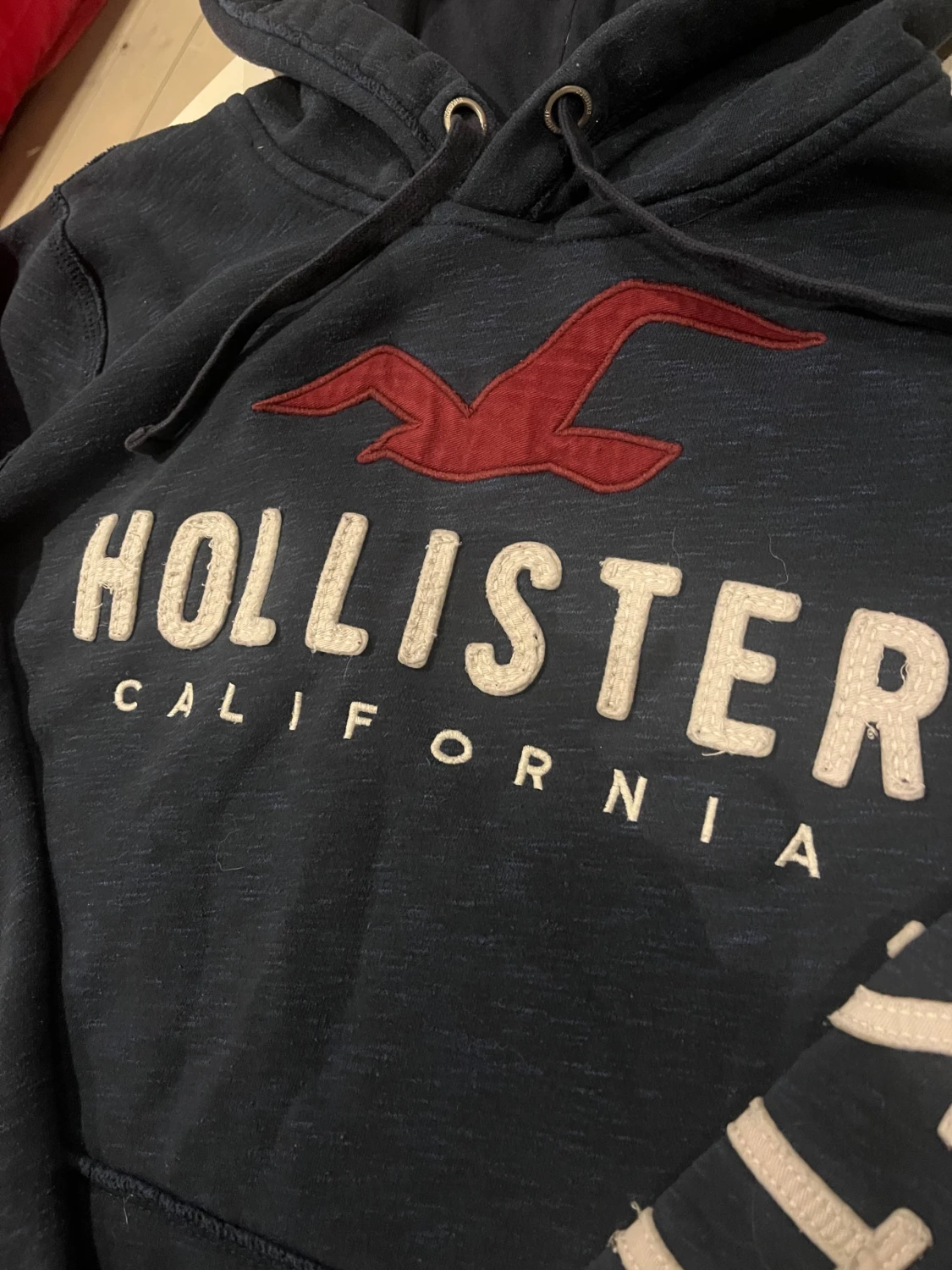 Hollister California hoodie mörkblå  M - 1