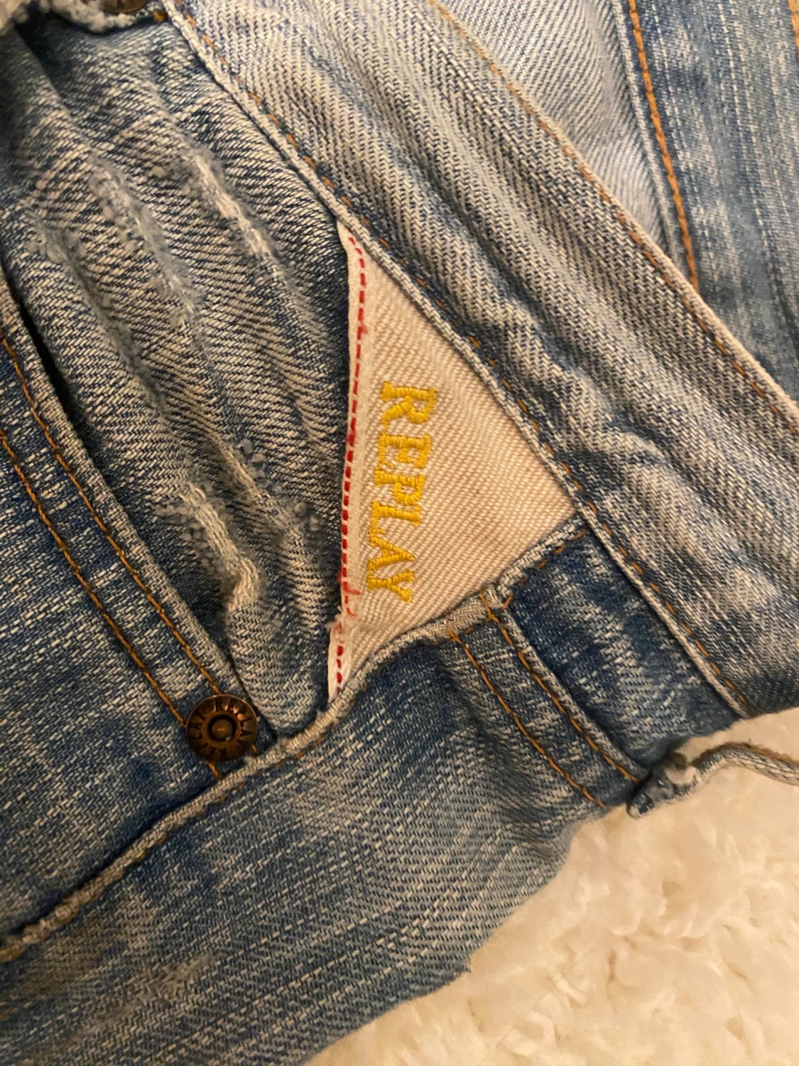 Replay ljusblå bootcut jeans - 2