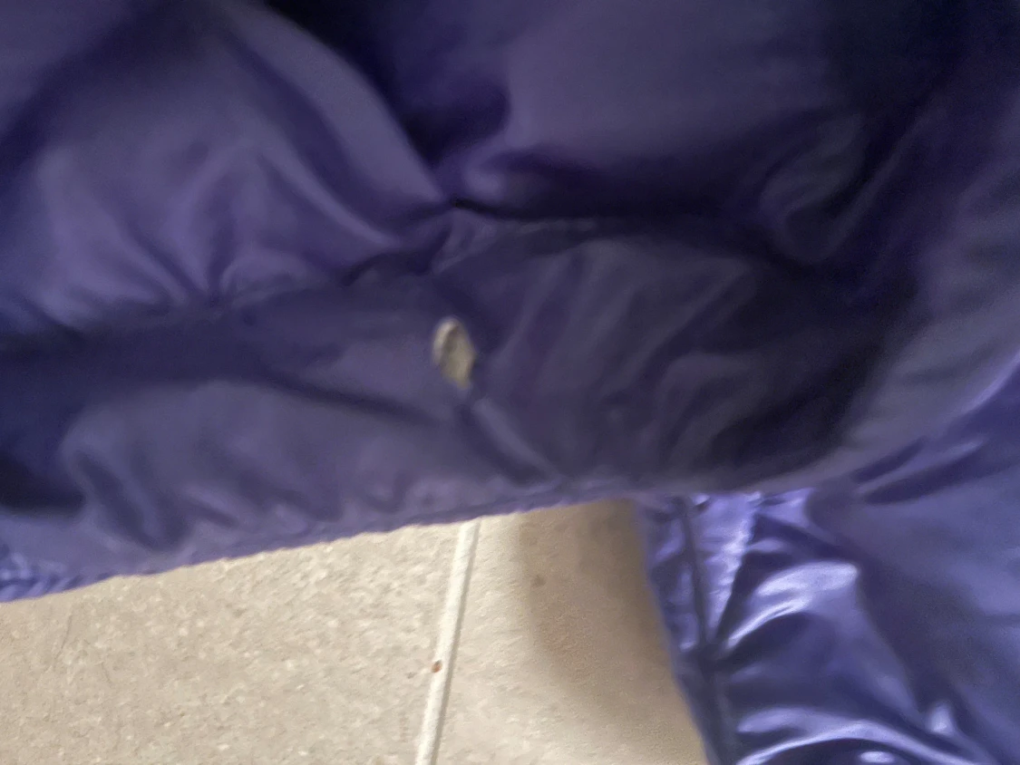 Blå Colmar dunjacka med huva - 1