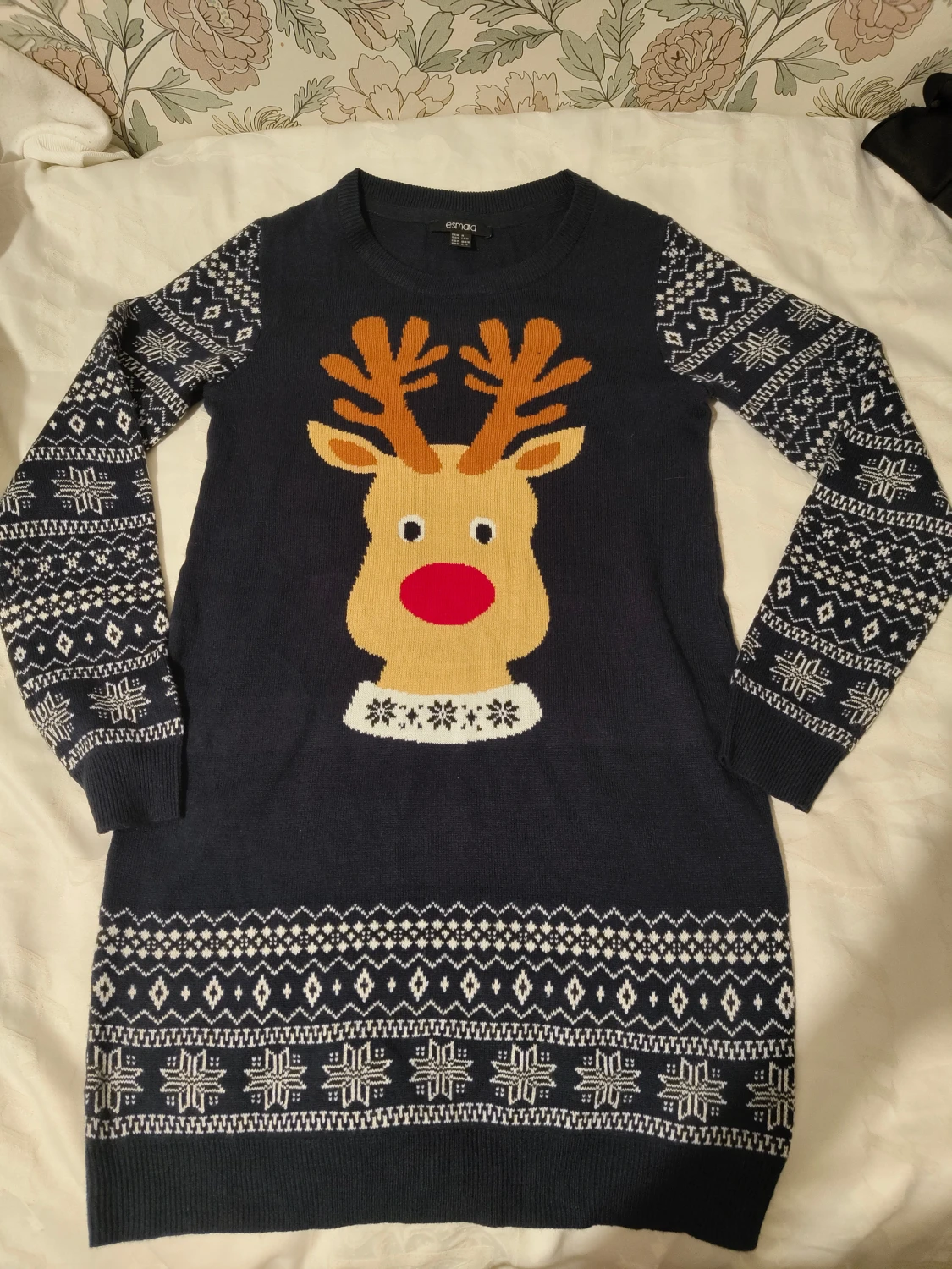 Mörkblå julklänning/pyjamas