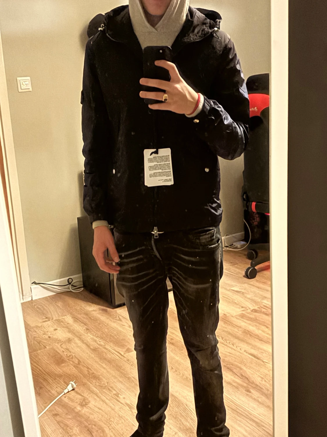 Svart vindjacka från Moncler - 1