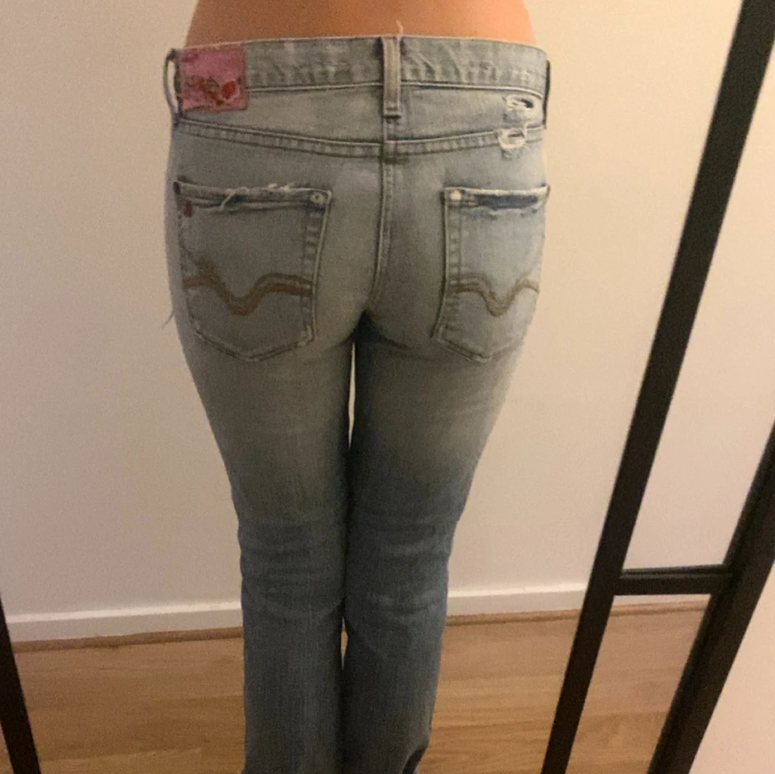 Replay ljusblå bootcut jeans - 1