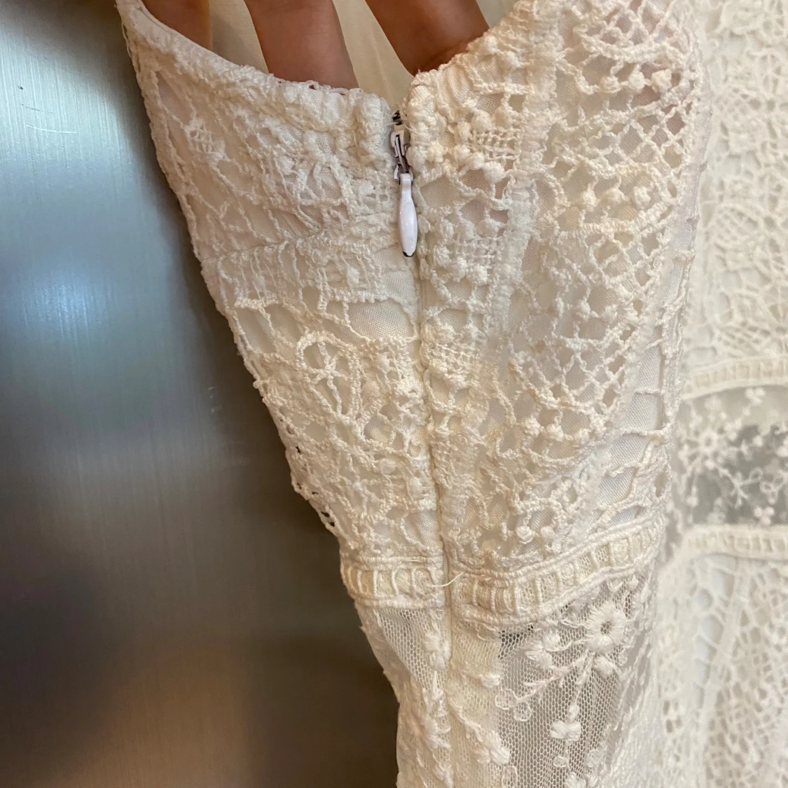 Abercrombie & Fitch vit klänning, storlek M - 3