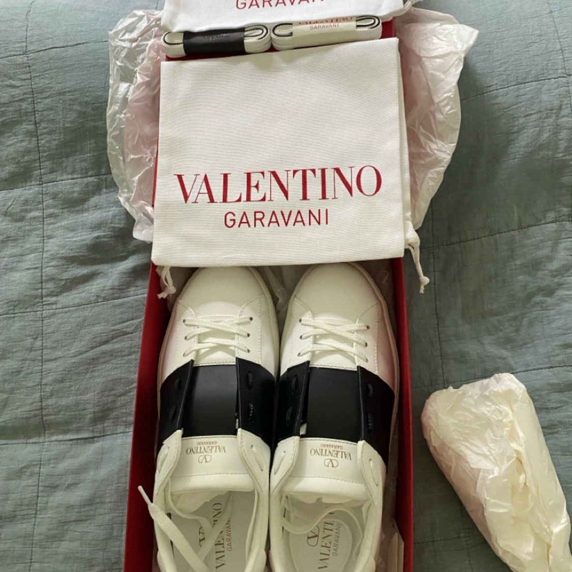 Valentino Garavani Open sneakers vit/svart - 2