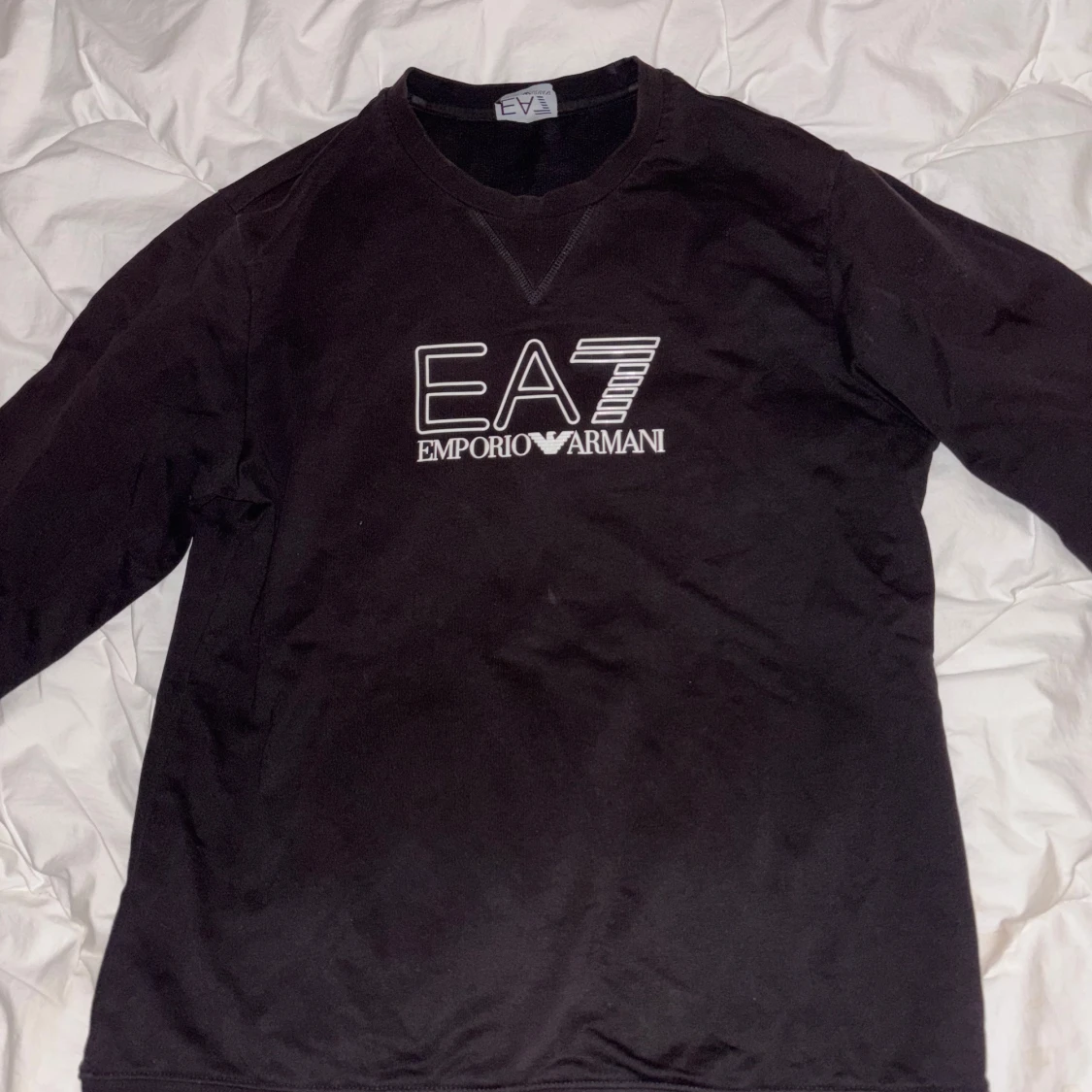 Svart EA7 Emporio Armani sweatshirt
