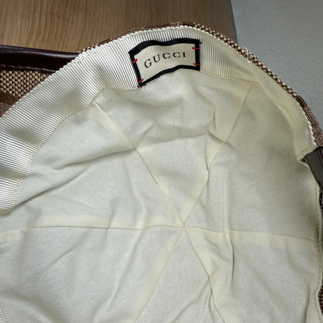 Gucci keps med GG-mönster beige/brun - 4
