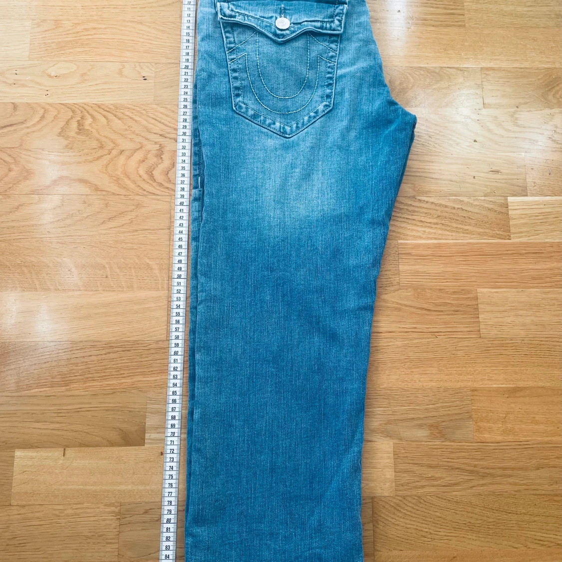 True Religion ljusblå jeans med fickdetalj - 3