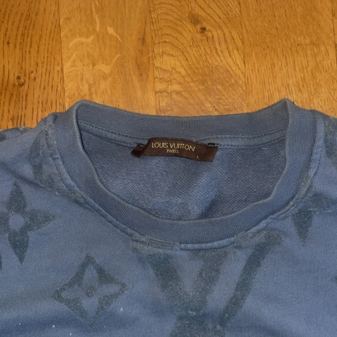 Blå Louis Vuitton sweatshirt S/M - 1