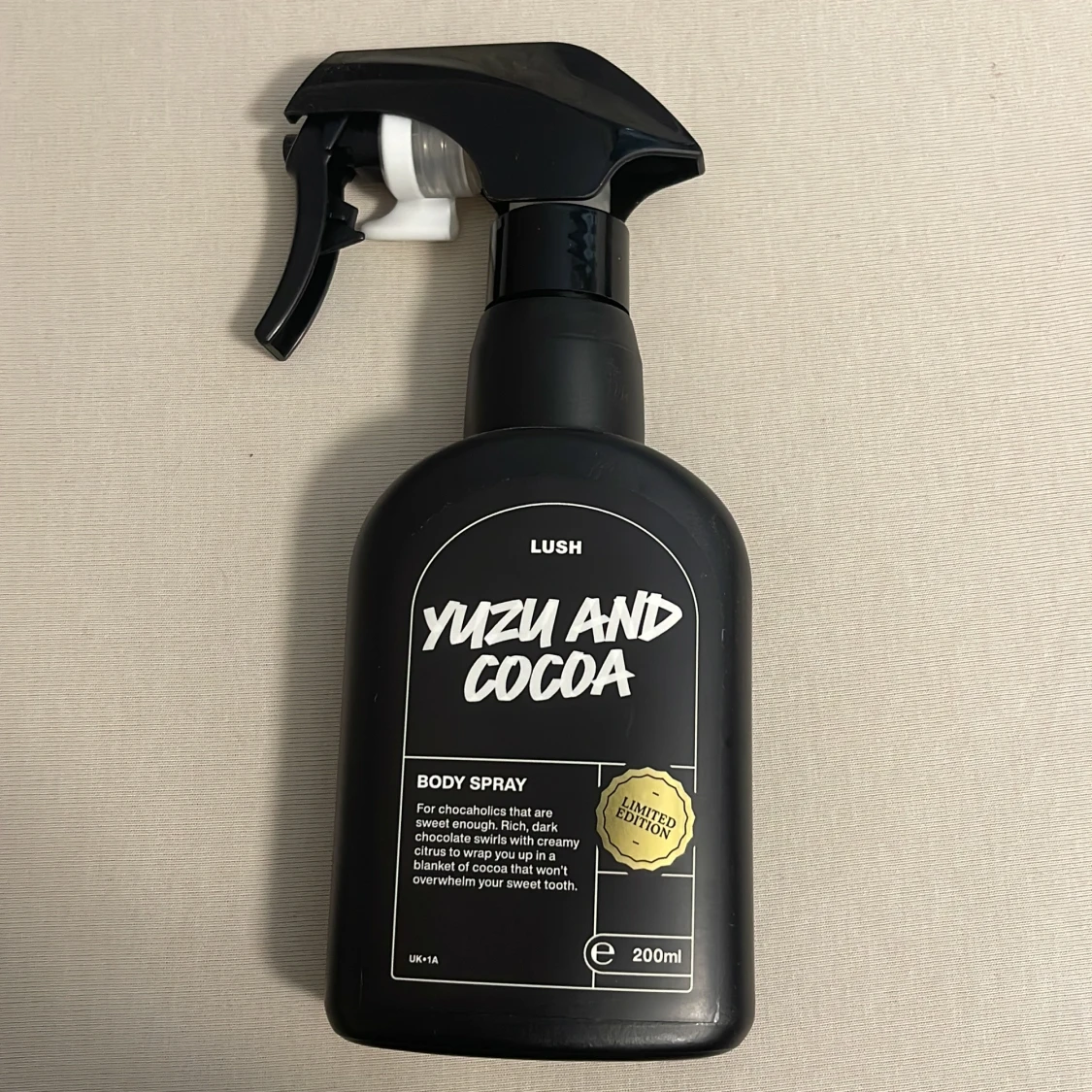 Lush Yuzu and Cocoa Body Spray