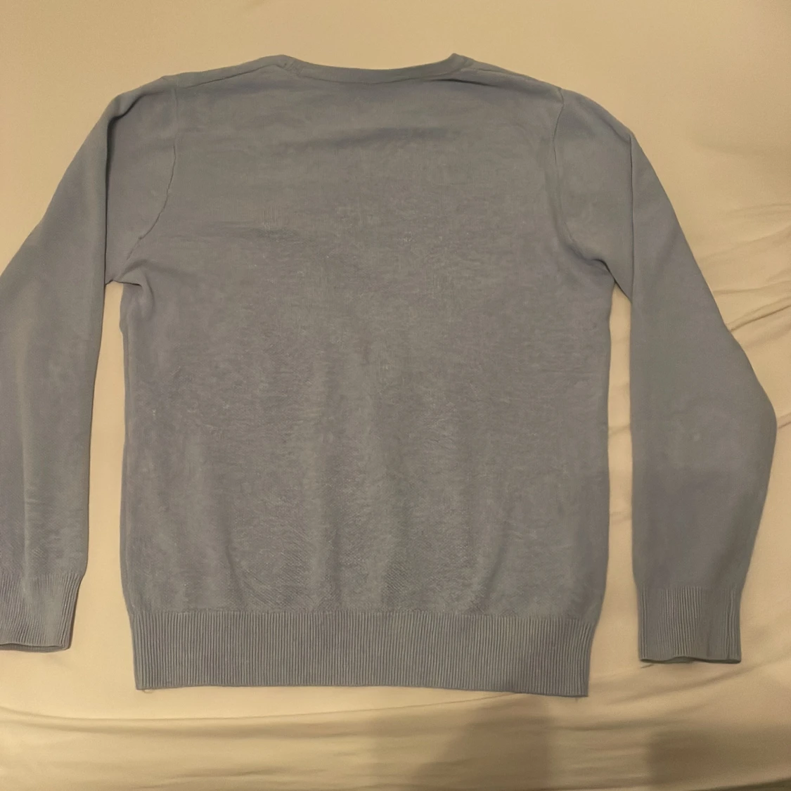 Ljusblå stickad tröja Polo Ralph Lauren - 1