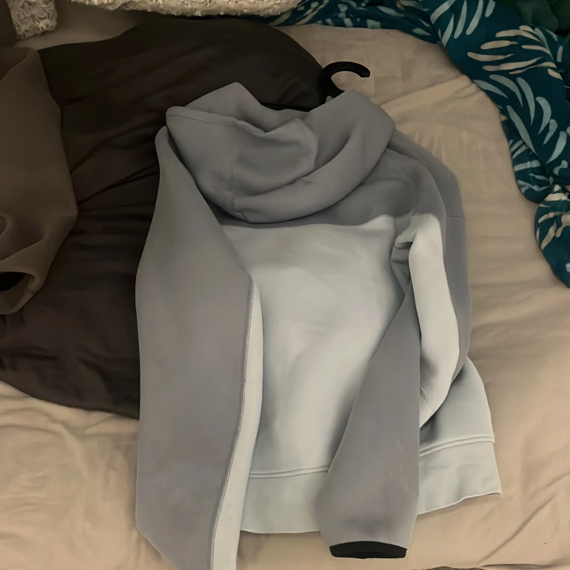 Nike grå och ljusblå vindjacka S - 2