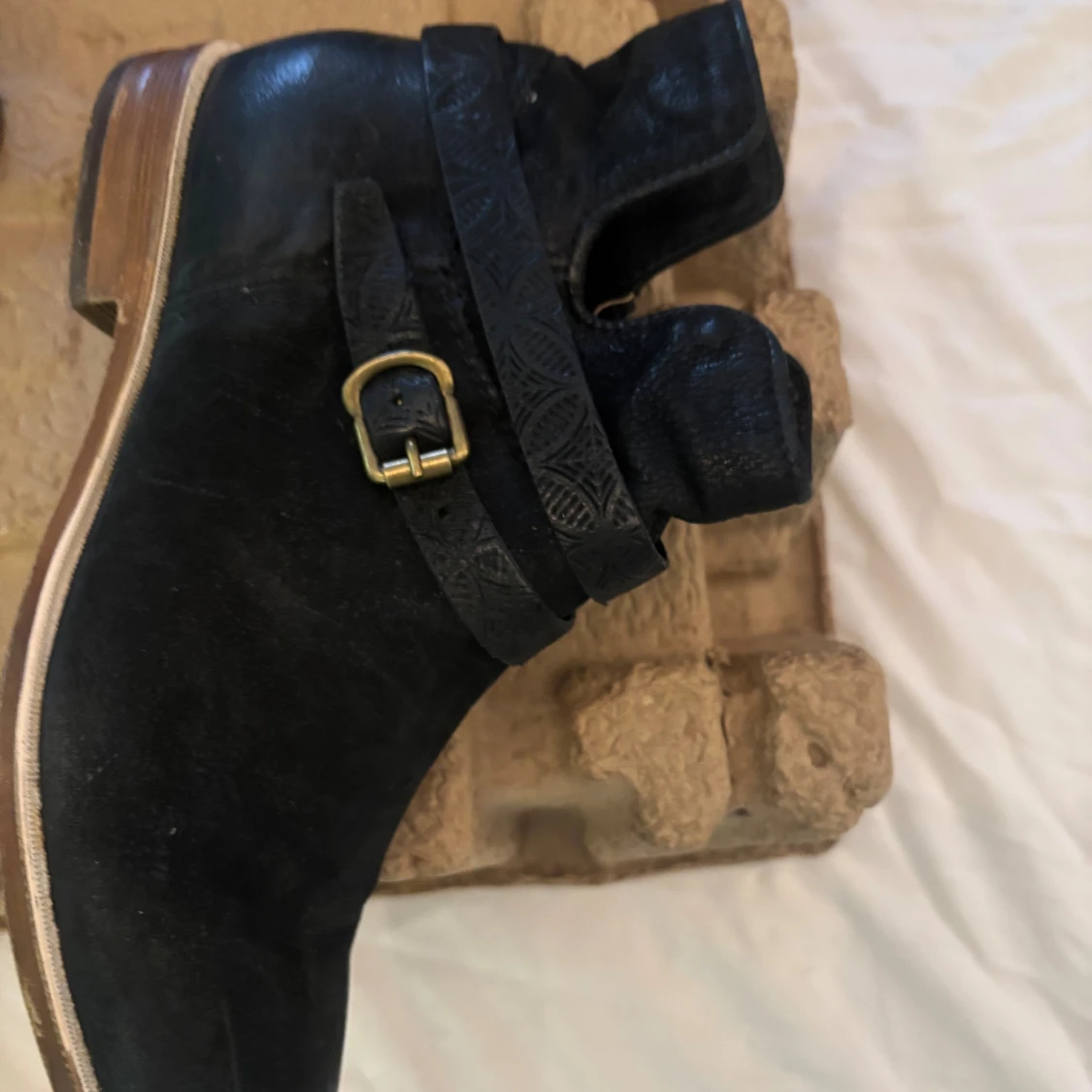 Svarta boots från MJUS i mocka - 4