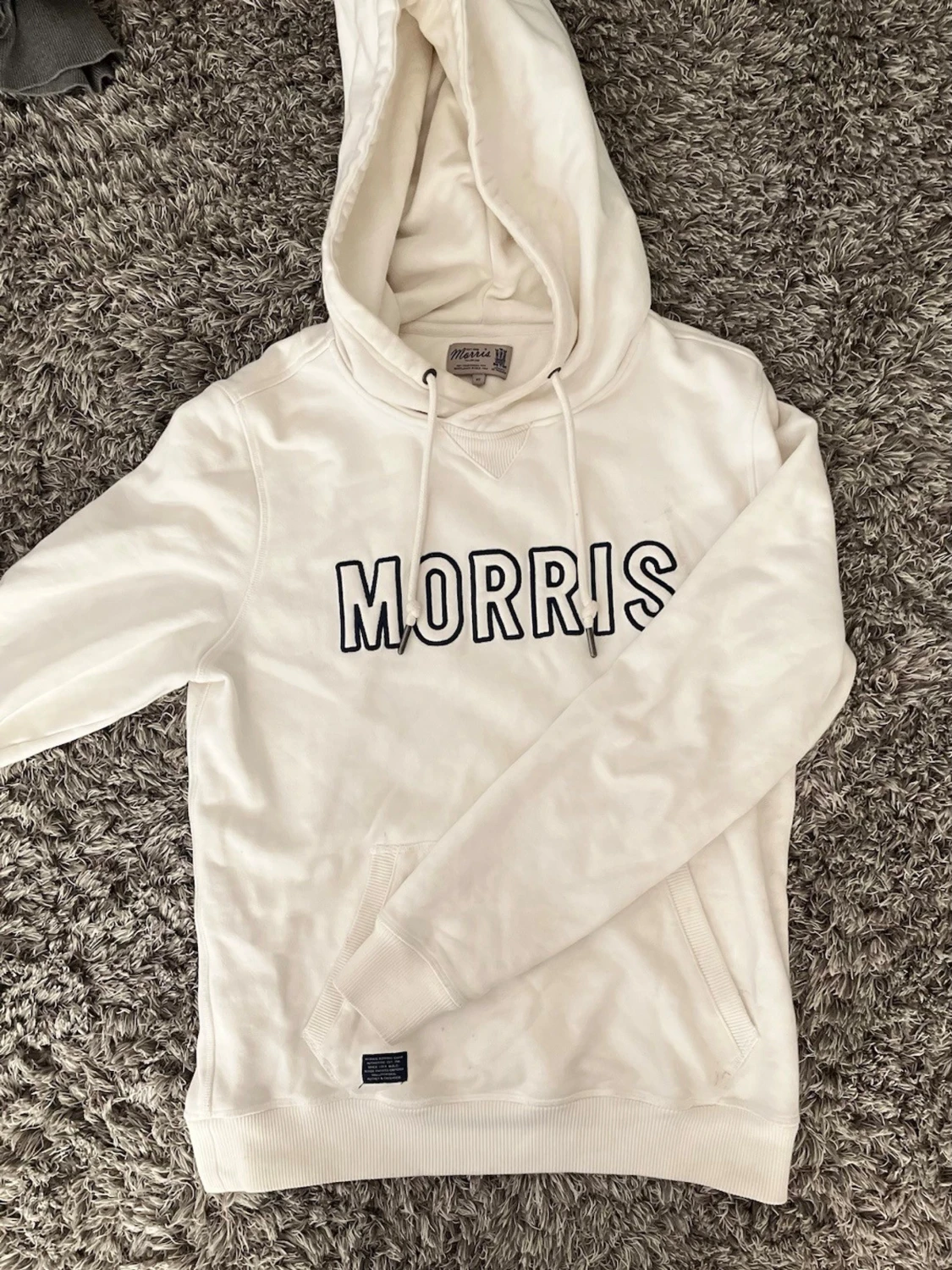 Vit morris hoodieđđ€©