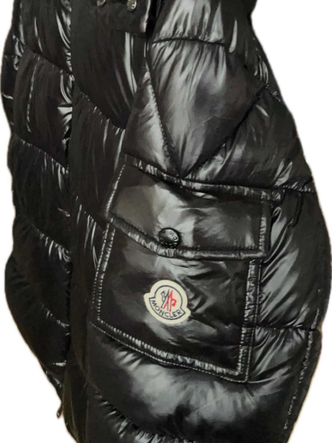Svart pufferjacka från Moncler - 1