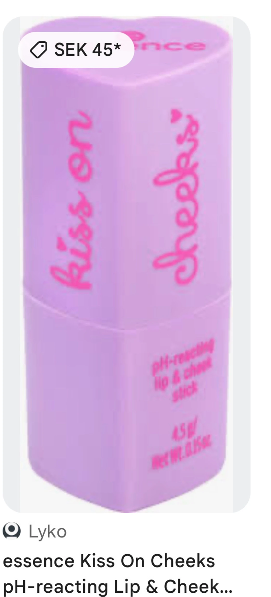 Essence sminkset med rosa gift box free name  - 3