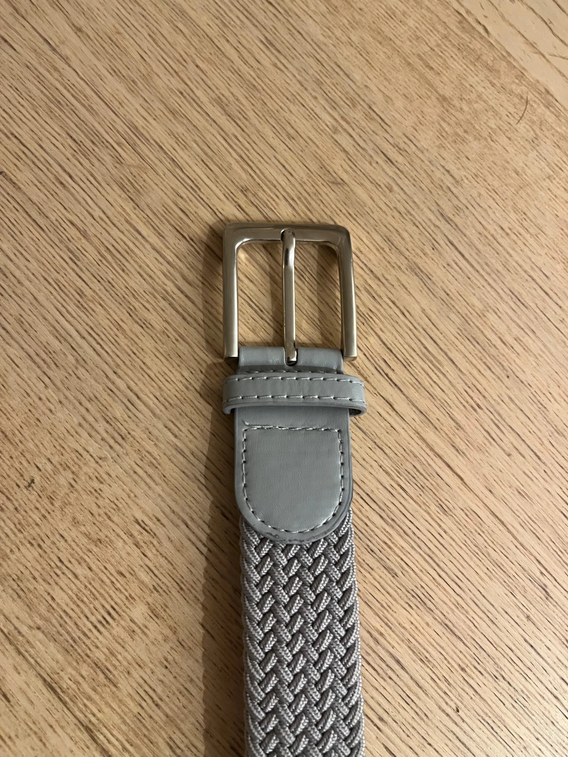 Grått flätat bälte - 1