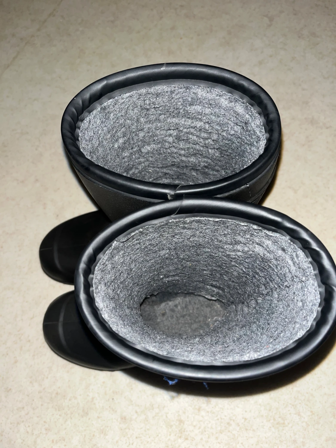 Svarta fodrade stövlar Polyver - 1