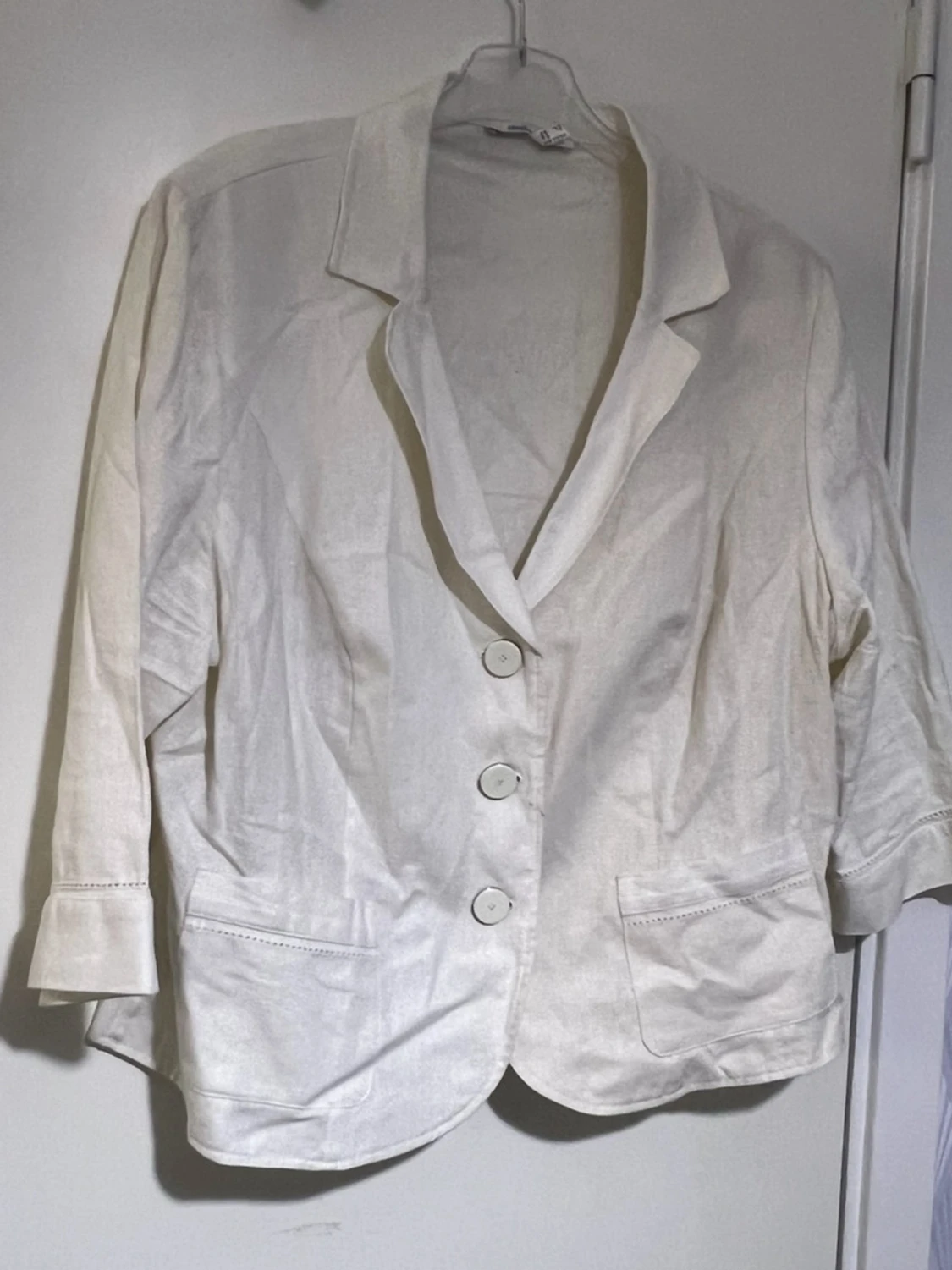 Vit kavaj från Steilmann, storlek 46 - 1