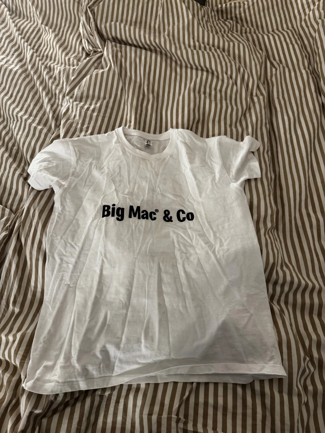Vit t-shirt Big Mac