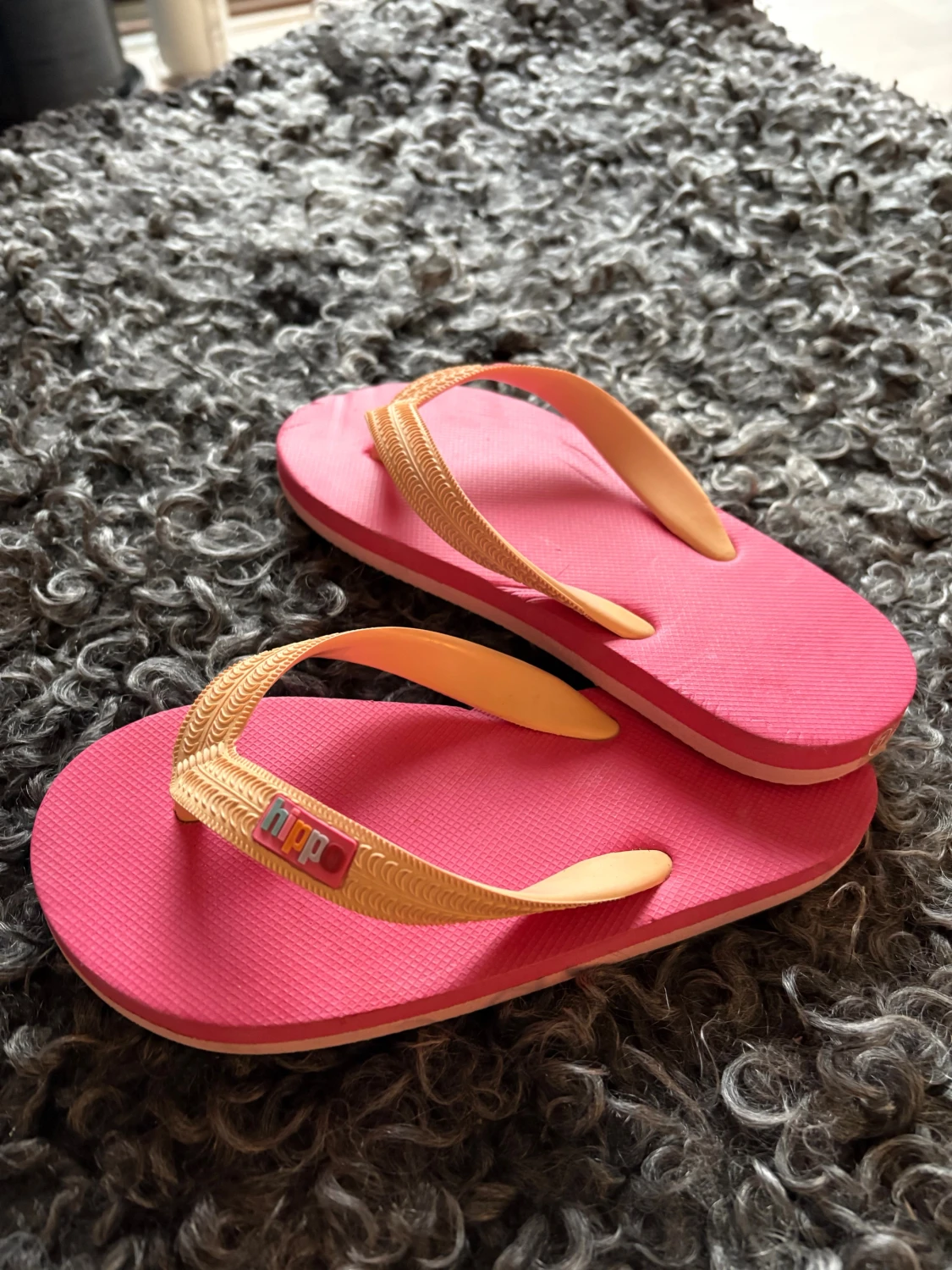 Rosa flipflops från Hippo