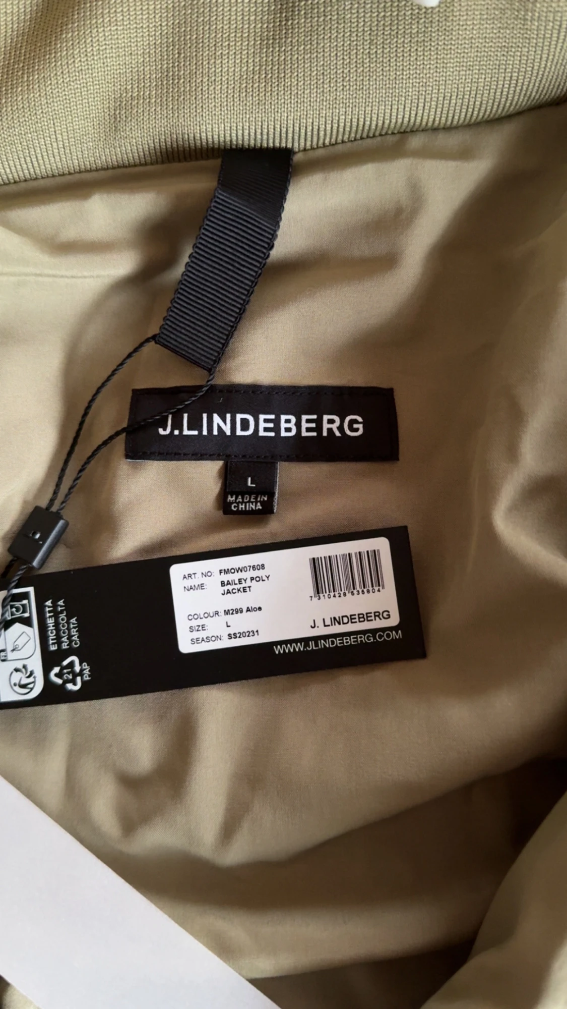 J.Lindeberg Bailey Poly Jacket ( Field Jacket ) - 2