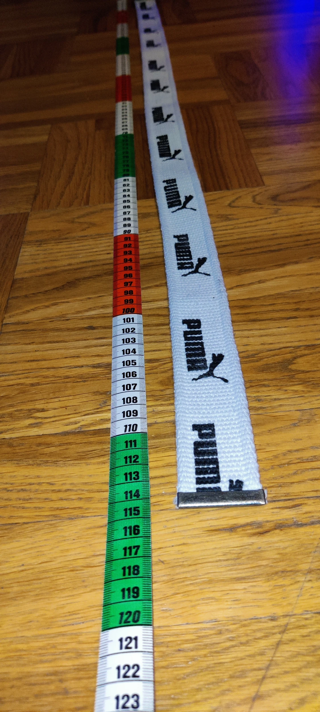 Vitt Puma bälte - 1