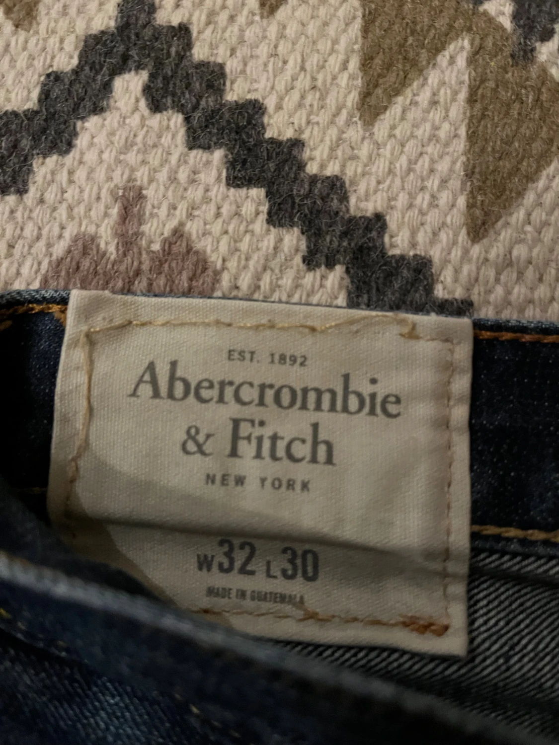 Mörkblå jeans från Abercrombie & Fitch - 2