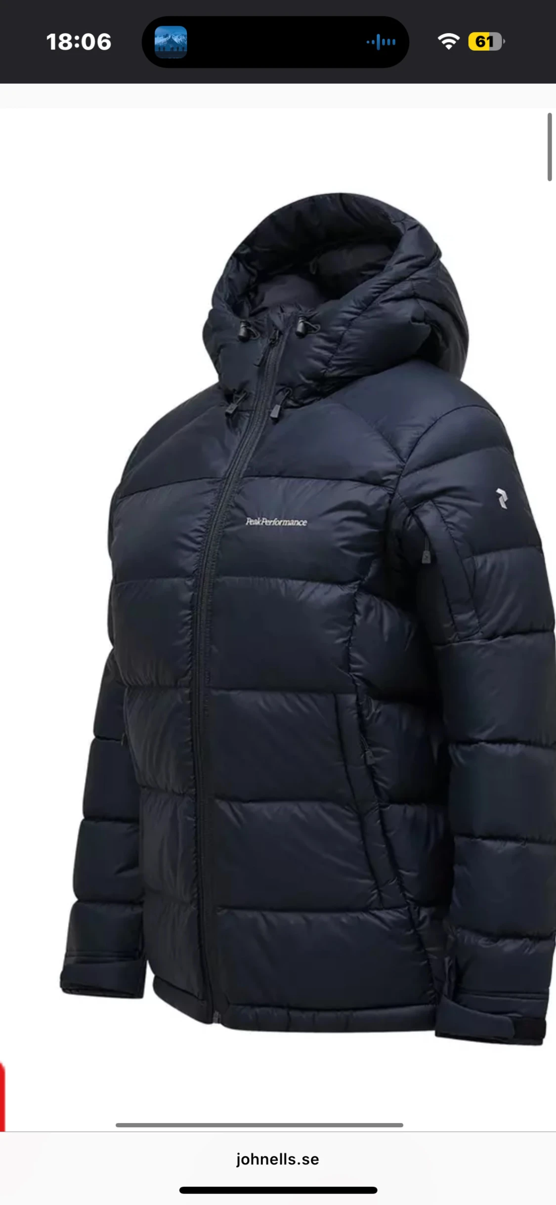 Navy blue dunjacka Peak Performance S - 4