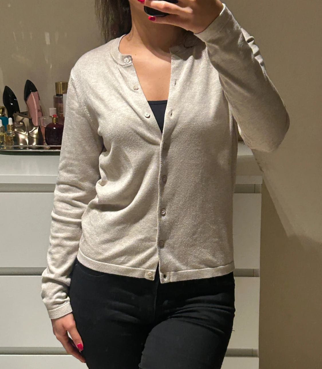 Beige kofta från Åhléns 