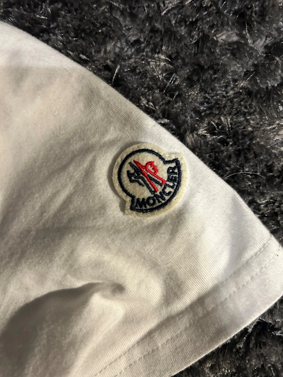 Vit Moncler t-shirt med logga - 2