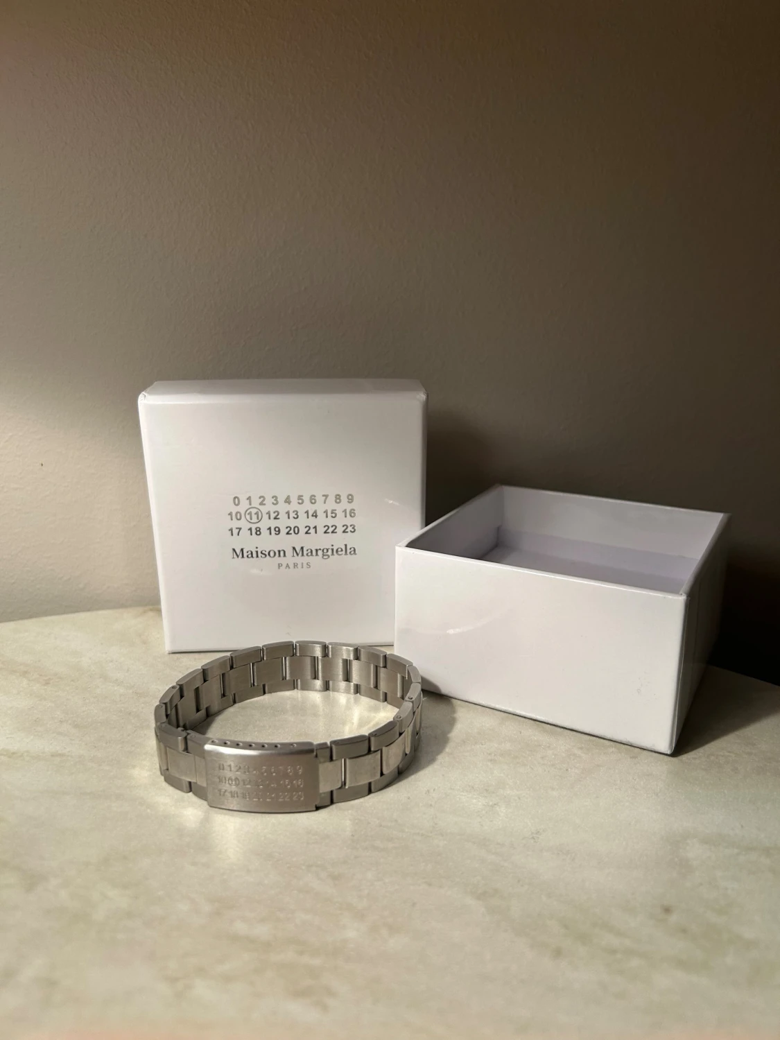 Maison Margiela silverfärgat armband