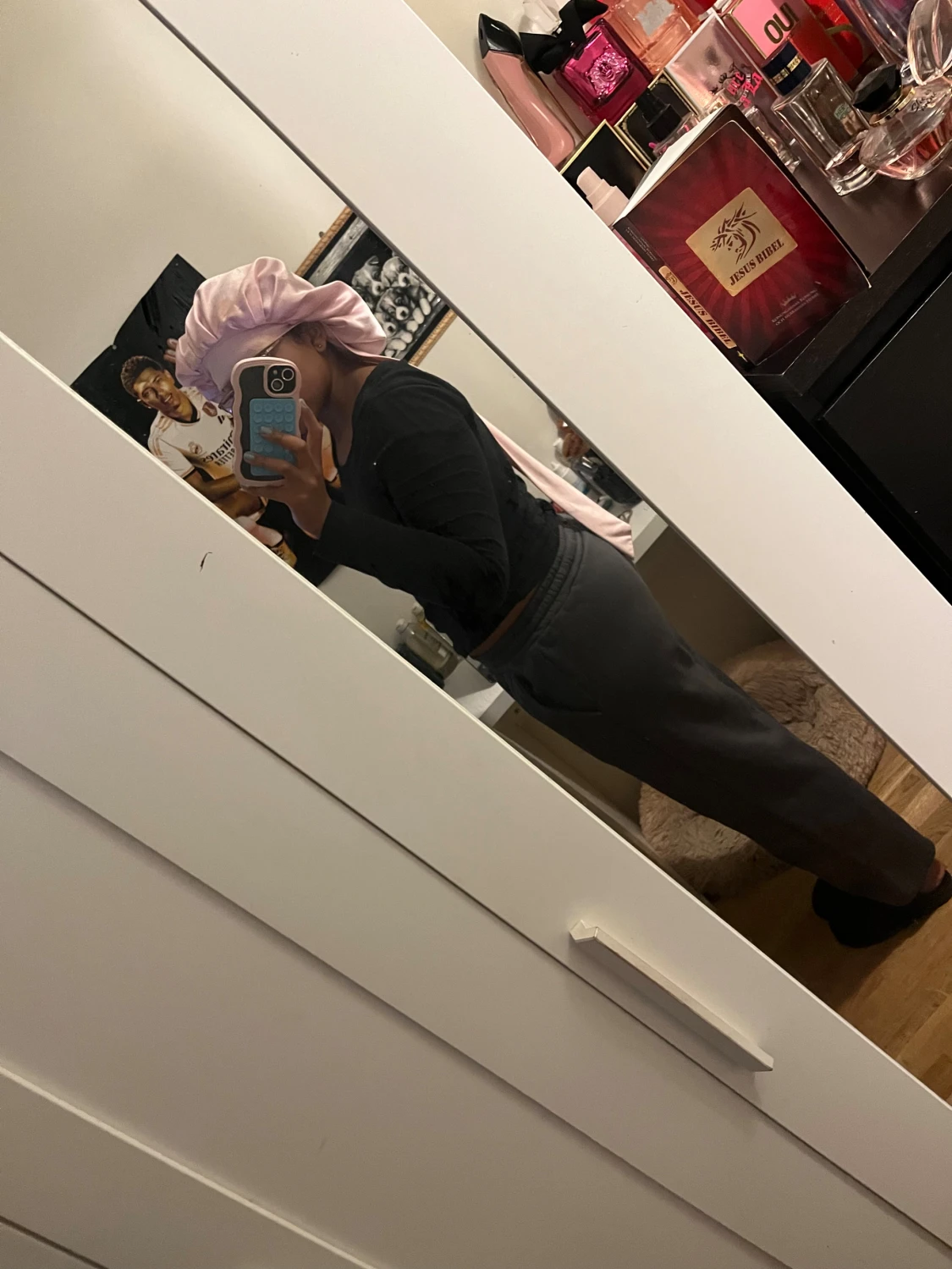 Mörk gråa mjukis byxor  - 1