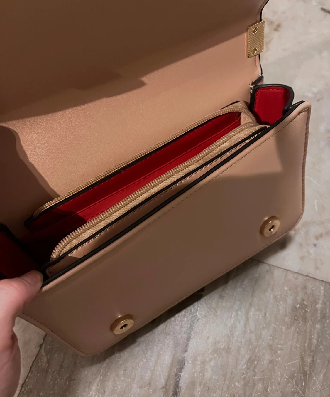 YSL väska beige  - 3