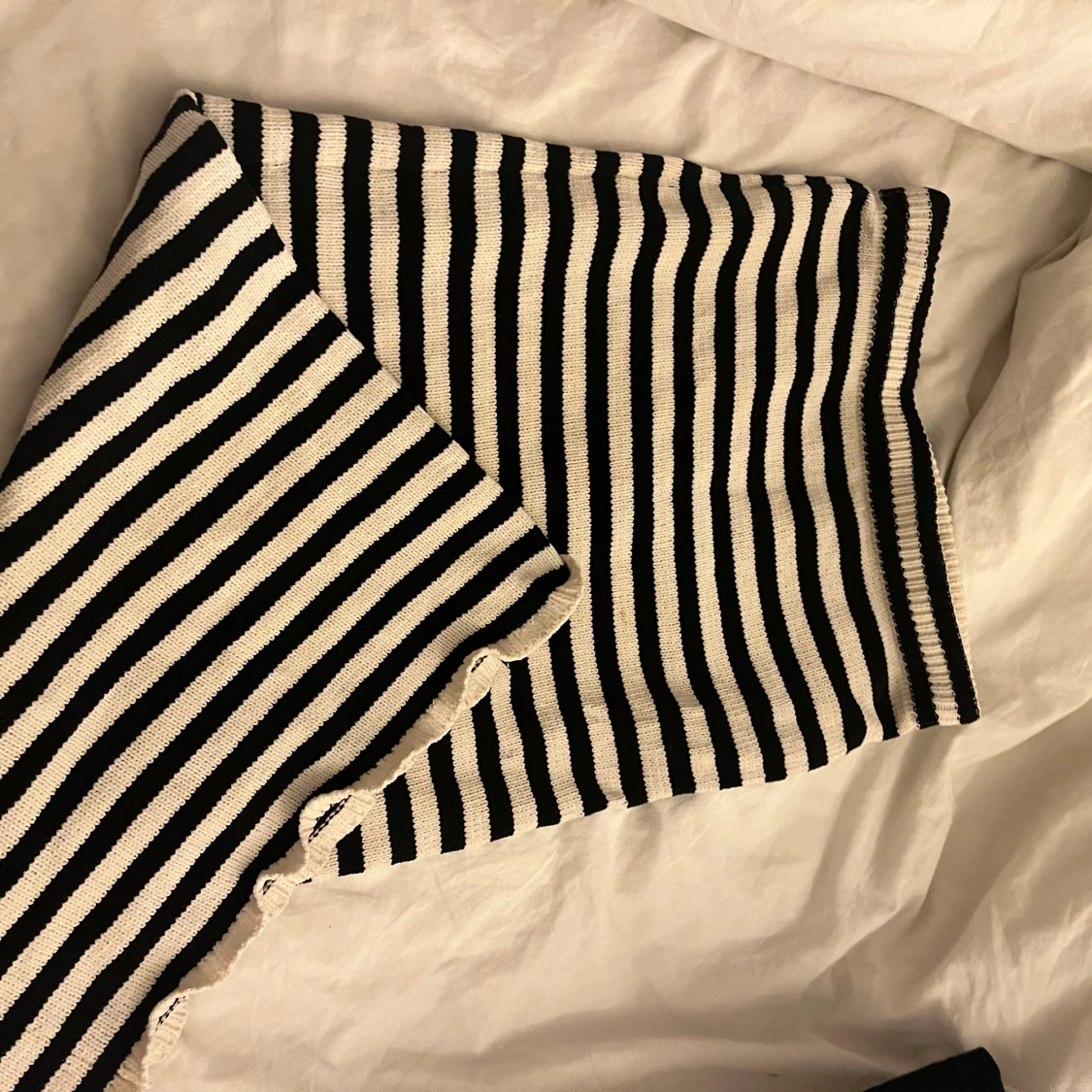 Randig stickad kjol från Zara