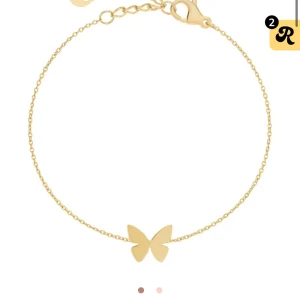 Fjäril armband - Armnband från Edblad med en fjäril. Använd 1-2 gånger, nypris 199kr säljer för 120.  Barnstorlek