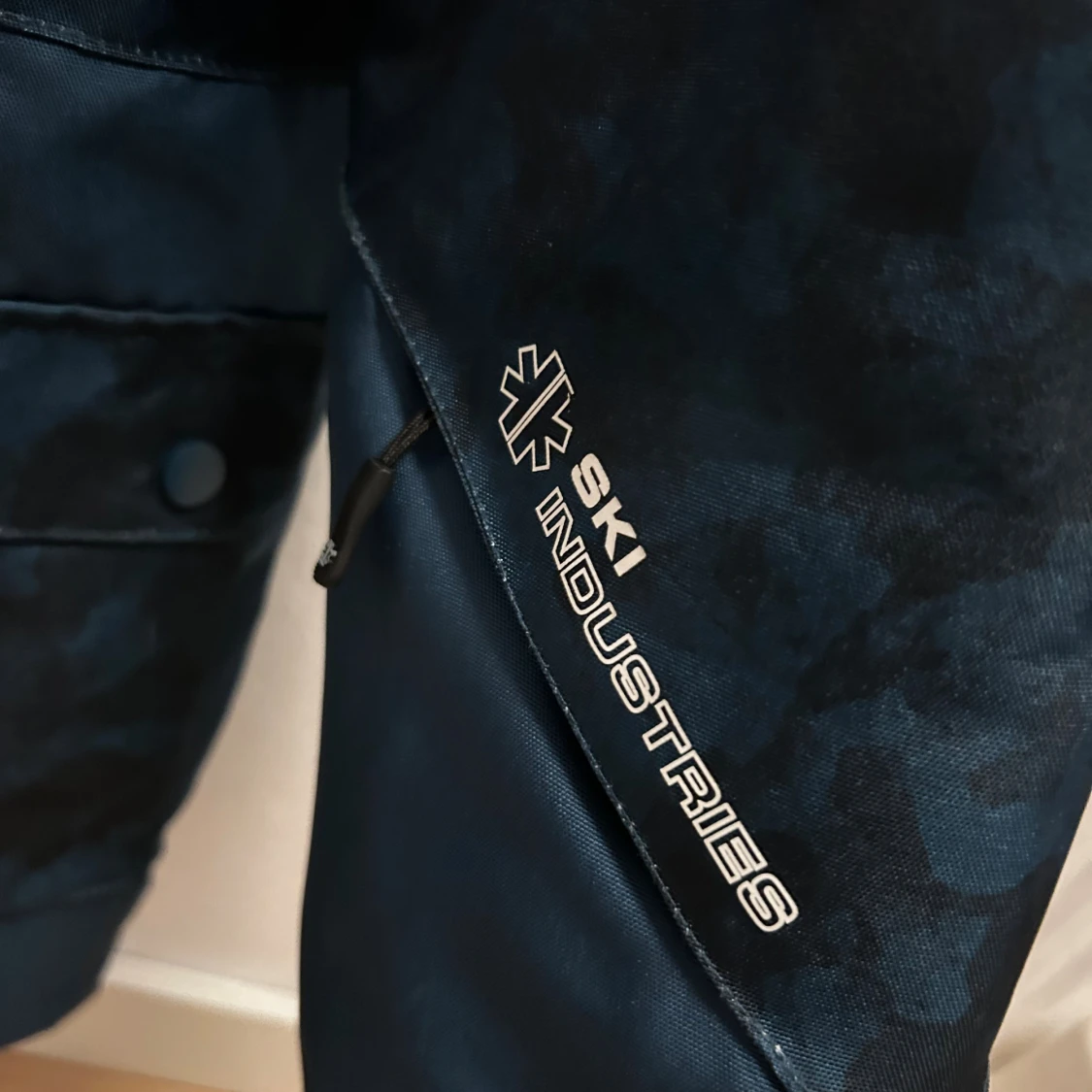 Blå camouflage skidjacka  - 1