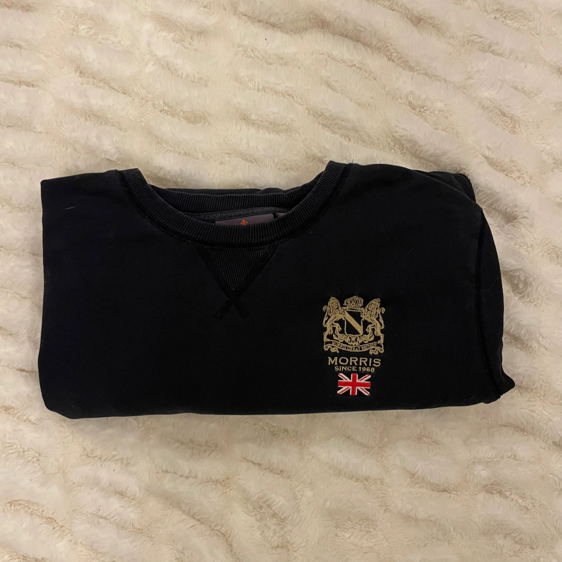 Svart sweatshirt från Morris