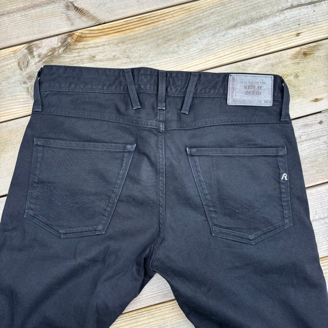 Svarta Replay Anbass jeans - 2