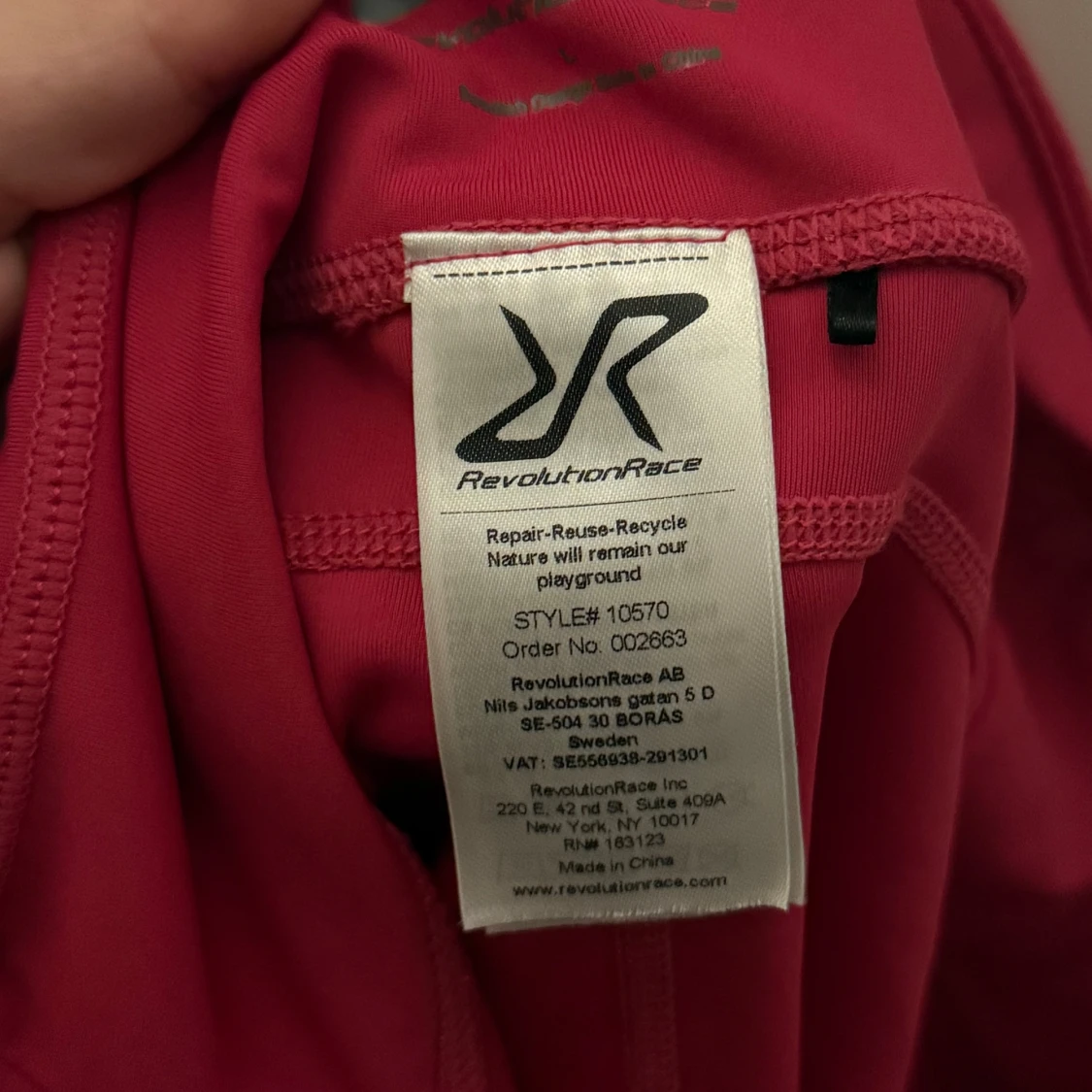 Rosa RevolutionRace shorts med fickor - 4