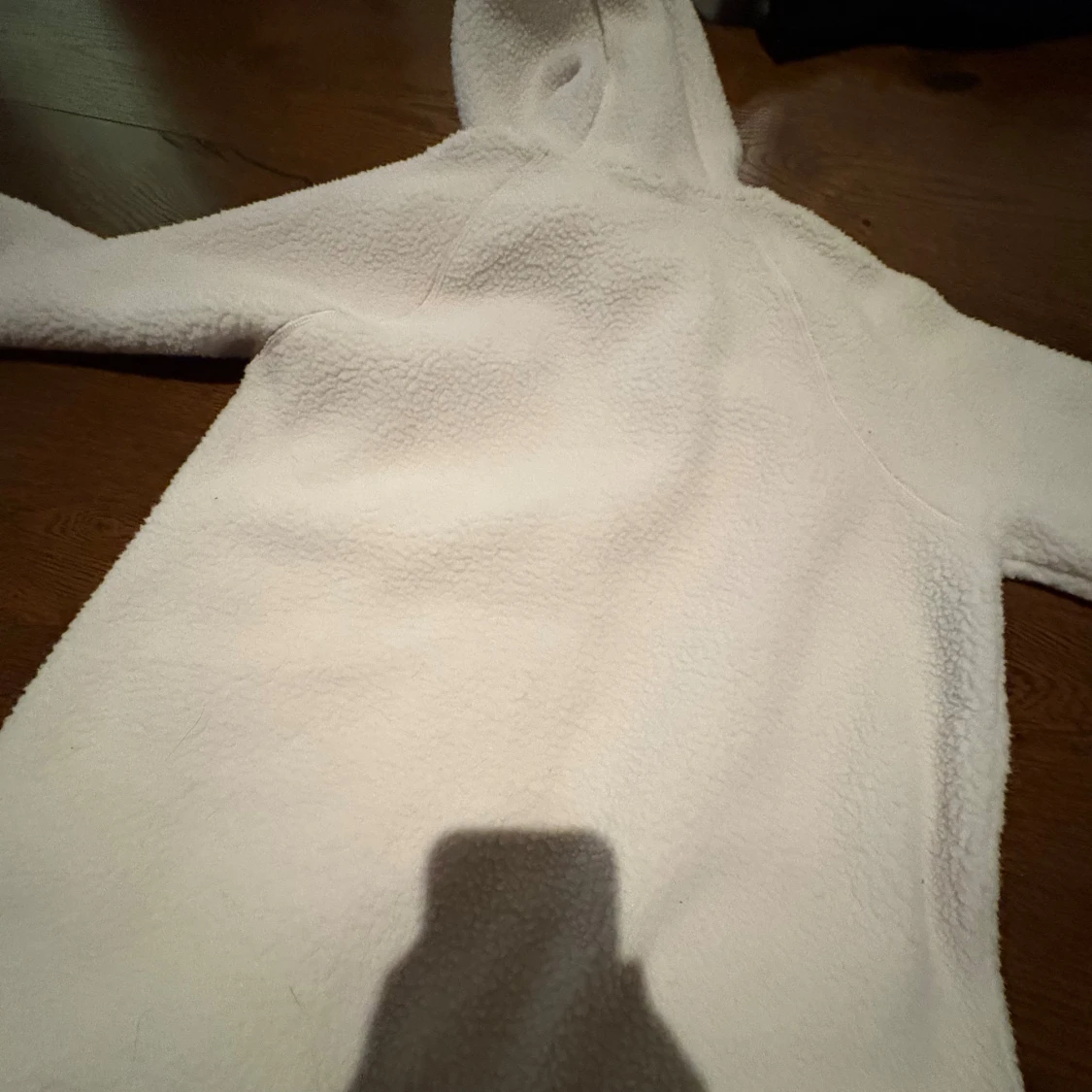 vit teddy jacka  - 2