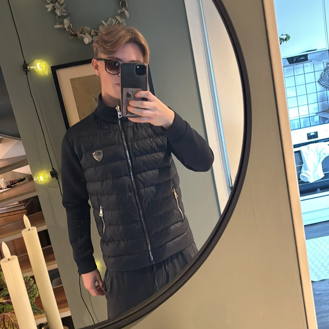 Svart cardigan  från EA7 Emporio Armani - 3