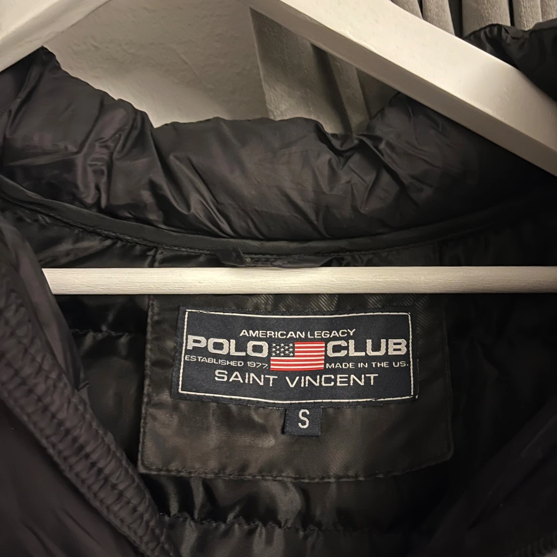 Svart pufferjacka Polo Club S - 3