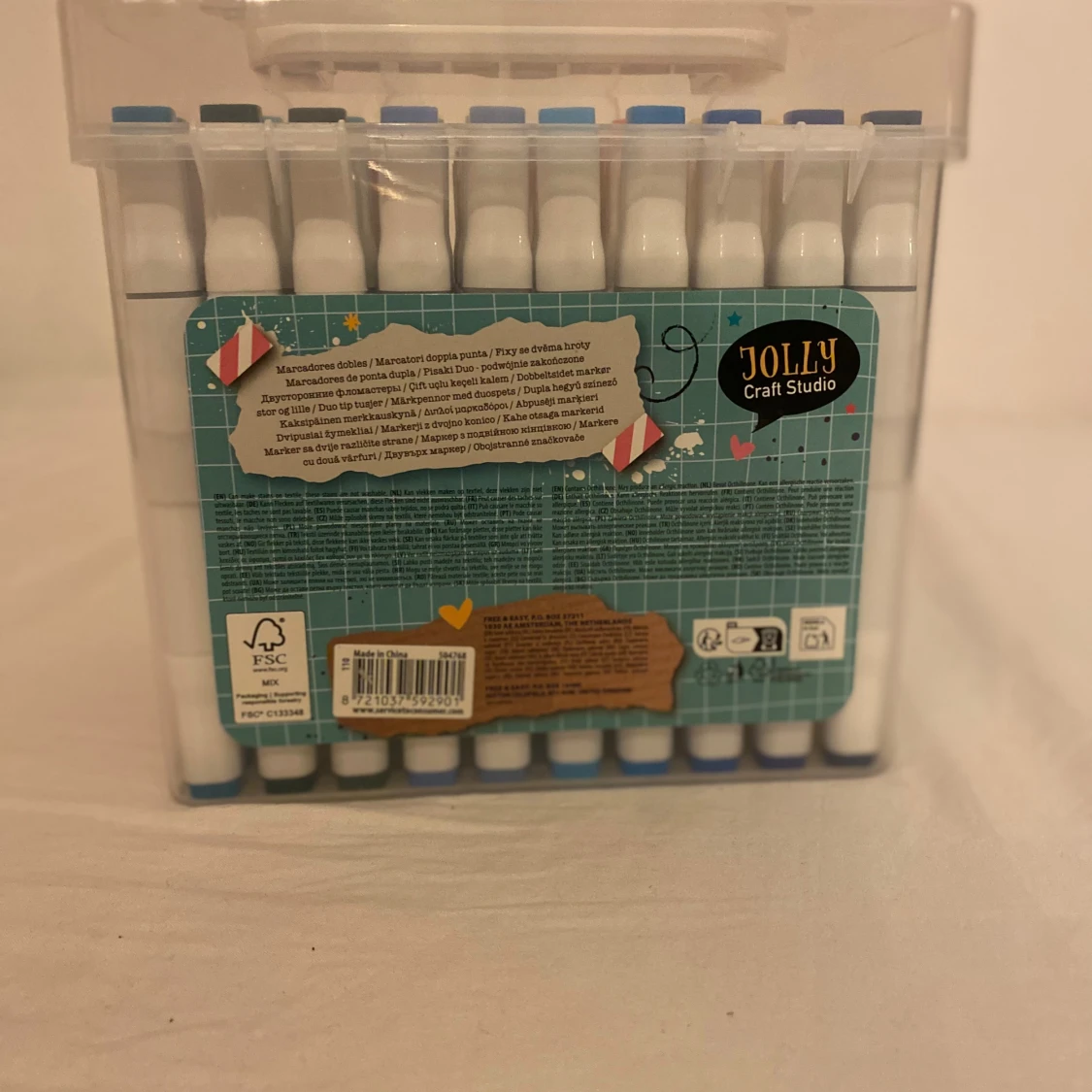 Jolly Craft Studio Twin Tip Markers 80-pack - 2