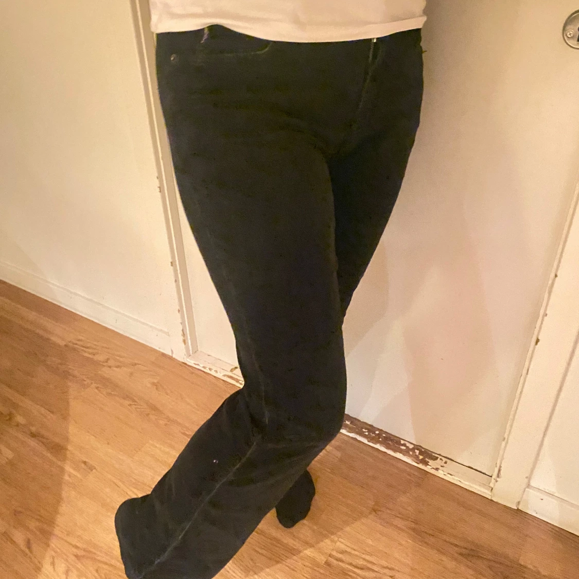 Svarta Armani Jeans - 4