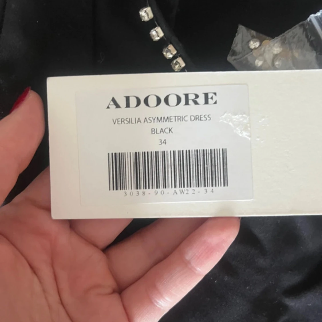 Svart kort klänning ADOORE - 4