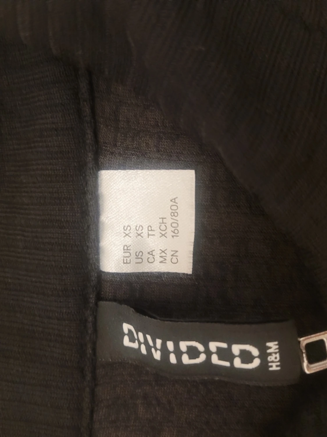 Svart ribbad kofta från H&M Divided - 1