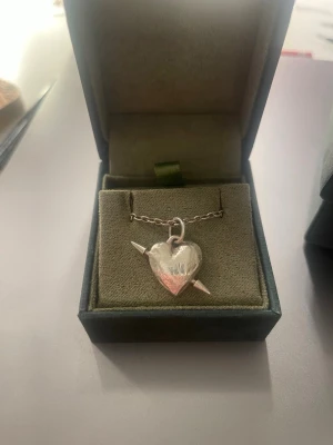 Maria Nilsdotter halsband - Fint halsband, säljer då det inte kommer till användning. Jag har köpt den på plick alltså second hand med är fortfarande i fint skick. Nypris kostar den 2900kr. Den är i silver och storlek 45