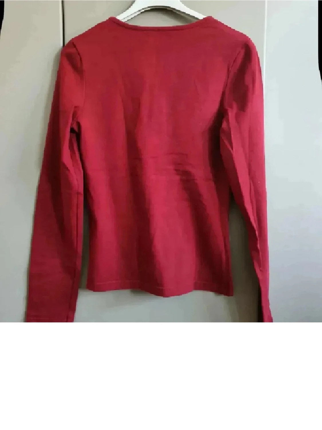 VinRöd omlottopp med v-ringning - 1